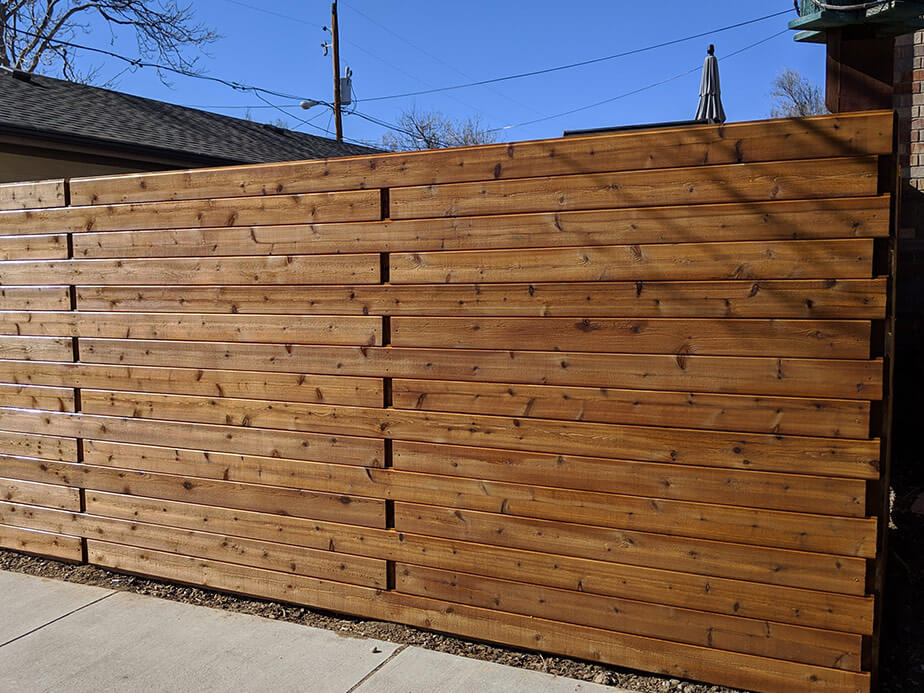 Broomfield Colorado wood privacy fencing