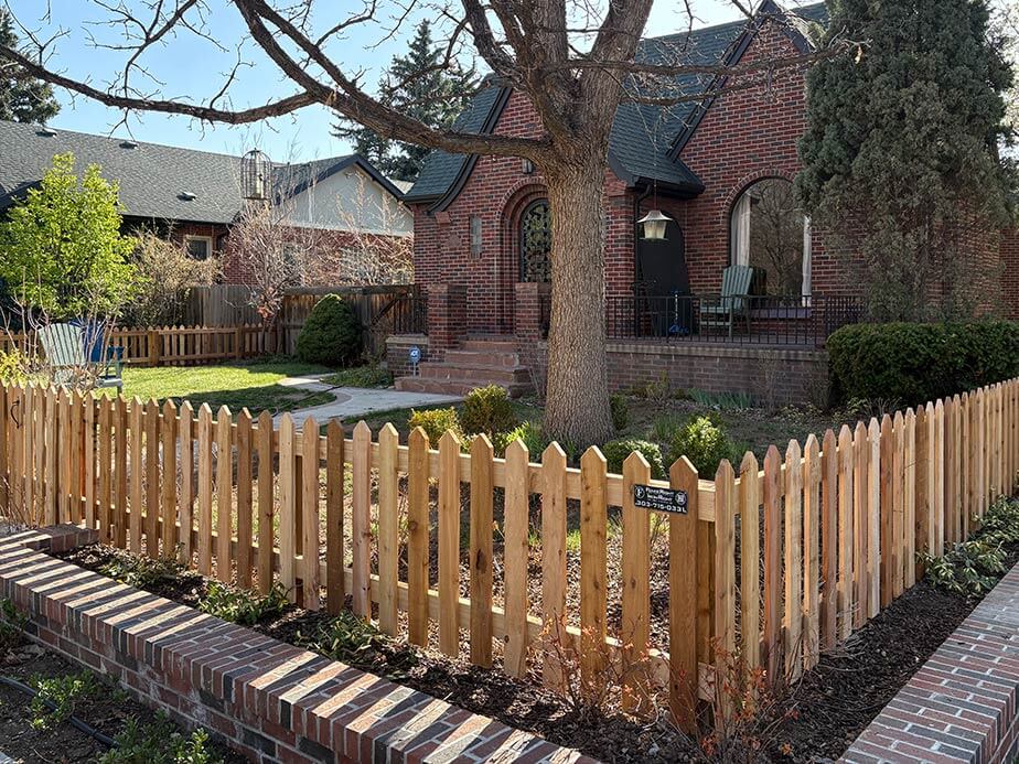 Decorative Fence Example in Denver Colorado