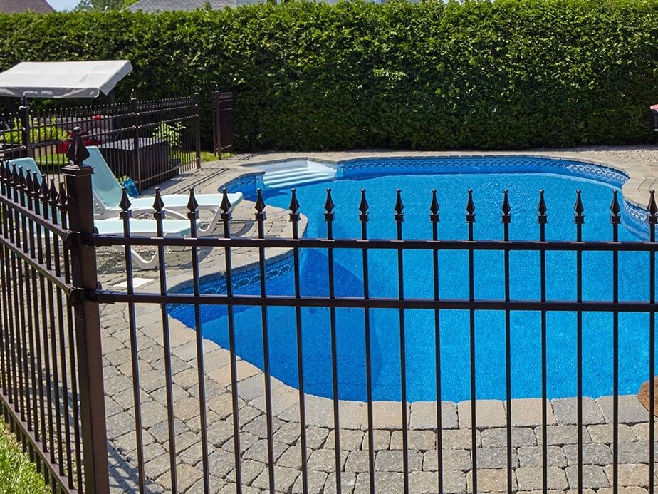 Pool Fence Example in Littleton Colorado