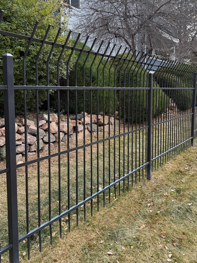 Residential security fence installed by FenceRight
