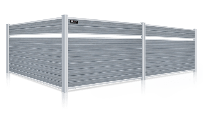 Commercial Composite Fence installation for the Denver Metro Front Range area.