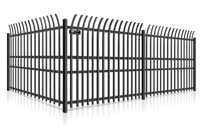 Commercial Wrought Iron fence installation for the Denver Metro Front Range area.