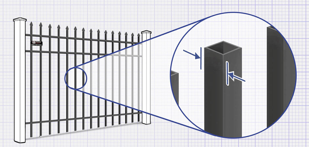 Denver Metro Front Range area Ornamental Wrought Iron fence Pickets installation company