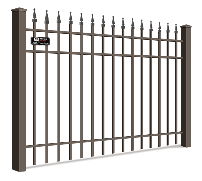 Ornamental Wrought Iron fence features popular with Denver Metro Front Range area homeowners