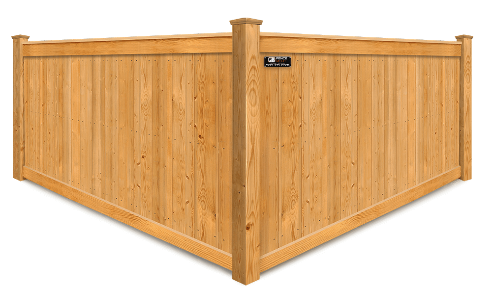 Vertical Tongue & Groove wood fence company in Denver Metro Front Range area