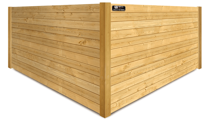 Horizontal wood fence company in Denver Metro Front Range area