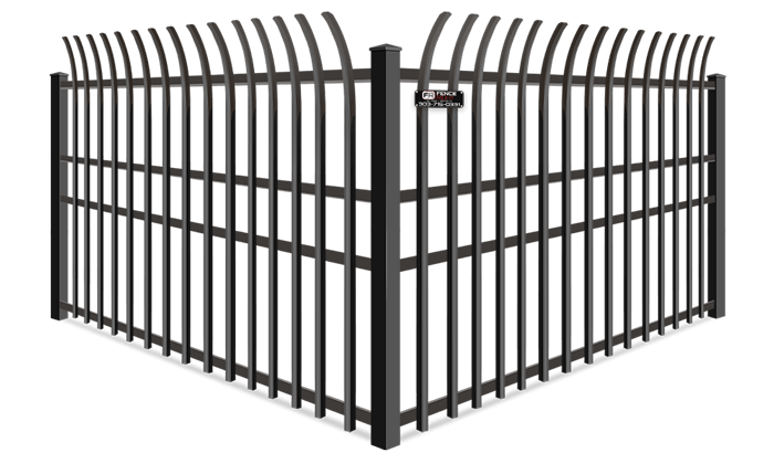 High Security Flat Top Pickets wrought iron fence company in Denver Metro Front Range area