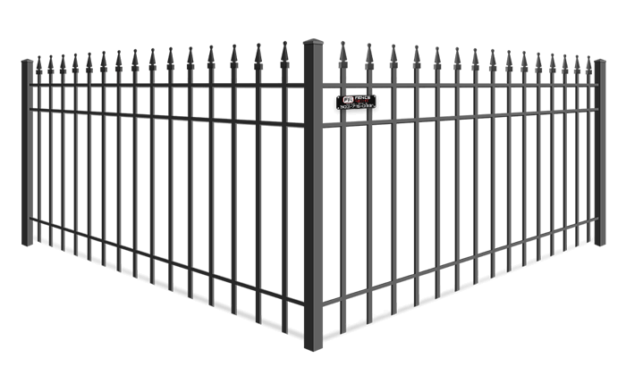 Quad Flare wrought iron fence company in Denver Metro Front Range area