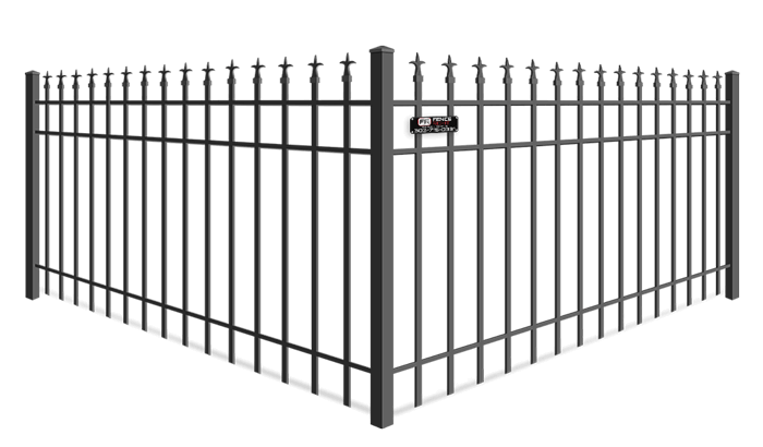 Trident wrought iron fence company in Denver Metro Front Range area