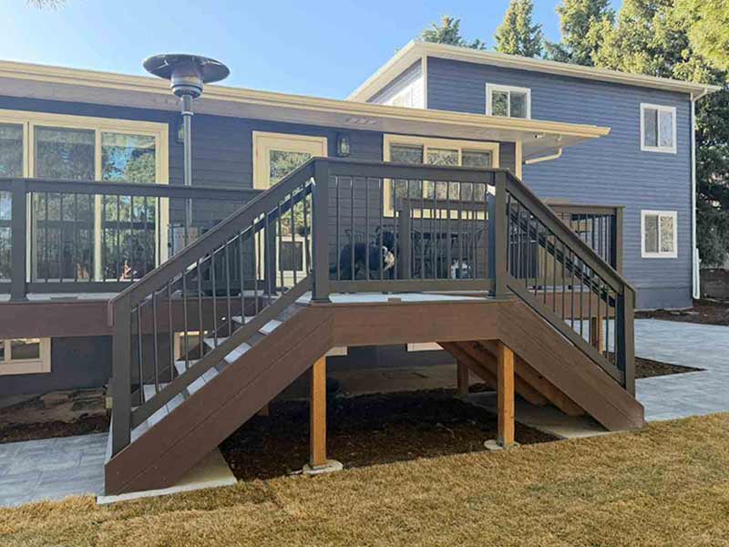 Exterior railings installed in Denver Metro Front Range area