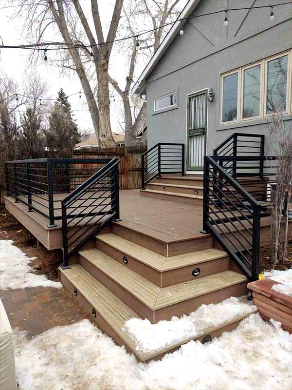 Luxury railing installed in Denver Metro Front Range area