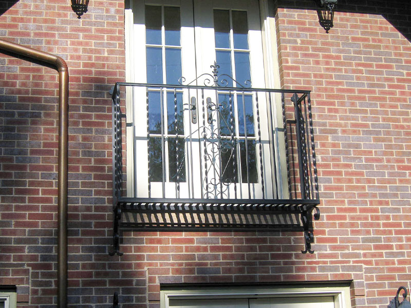 Decorative steel window guard